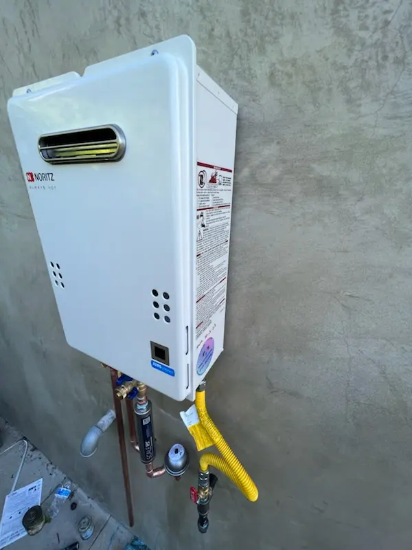Tankless water heater installation for Thompson homes